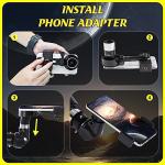 90mm Aperture Telescope with Wireless Remote & Phone Adapter