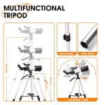 YUANZIMOO 70mm Refractor Telescope with Tripod & Adapter