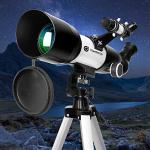 YUANZIMOO 70mm Refractor Telescope with Tripod & Adapter
