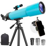 High-Powered 90mm Beginner Telescope for Kids
