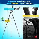 High-Powered 90mm Beginner Telescope for Kids