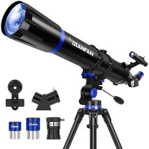 Dianfan Telescope: 90mm Aperture, 800mm, AZ Mount