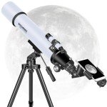80mm Refractor Telescope for Beginners and Adults