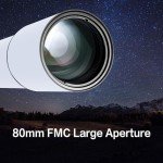 80mm Refractor Telescope for Beginners and Adults