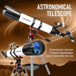 Dianfan 90mm Beginner Telescope with Tripod & Adapter