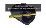 9.50'' Glass Solar Filter for Telescopes