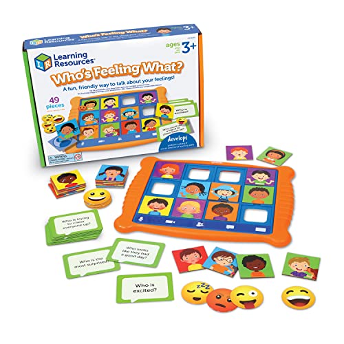 Feelings and Emotions Learning Games for Kids, 49 Pieces