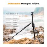 64''/162cm DSLR Tripod with 360 Panorama Ball Head