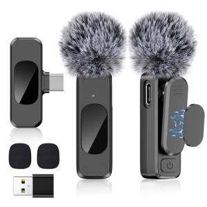 Wireless Lavalier Microphone for Vlogs and Streaming