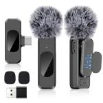 Wireless Lavalier Microphone for Vlogs and Streaming