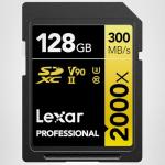 Lexar 2000x 128GB SDXC Memory Card - Ultimate Performance