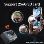 Ultra HD 4K Action Camera with External Microphone