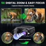 4K Night Vision Binoculars with HD Display