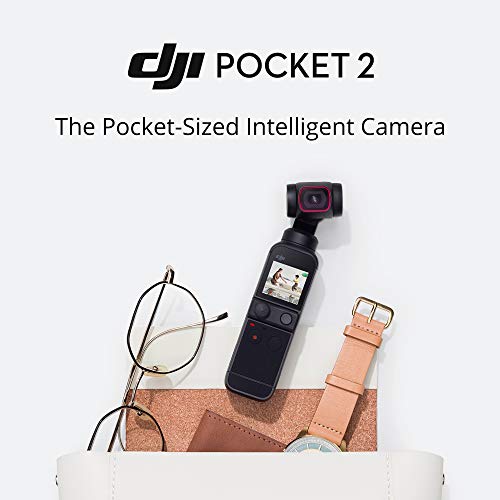 DJI Pocket 2 - 3-Axis Gimbal Stabilizer with 4K Camera, Pocket-Sized, Black