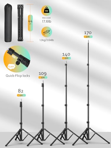 AOCHUAN 1.7M Tripod for Smartphones and Cameras