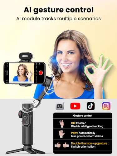 AOCHUAN XE AI Smartphone Gimbal Stabilizer
