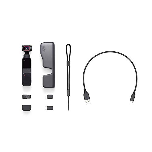 DJI Pocket 2 - 3-Axis Gimbal Stabilizer with 4K Camera, Pocket-Sized, Black