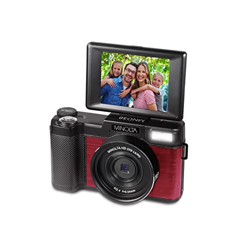 Minolta MND30 Ultra HD Digital Camera (Red)