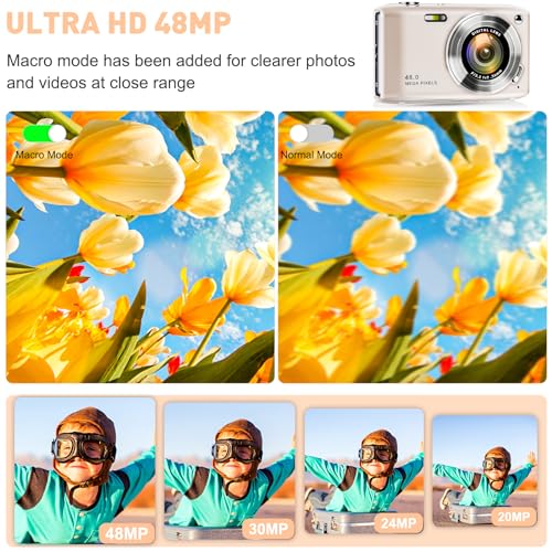 Best Selling 48MP Compact Digital Camera for Teens