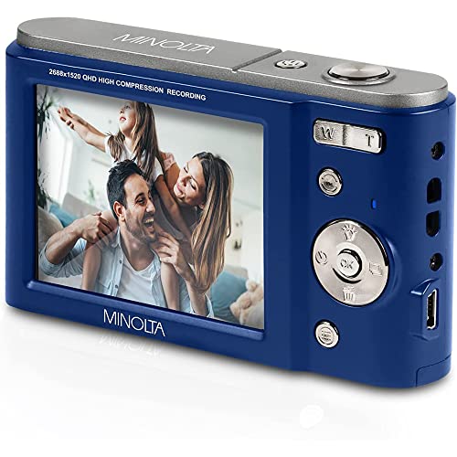 Minolta MND20-BL Ultra HD Digital Camera Bundle