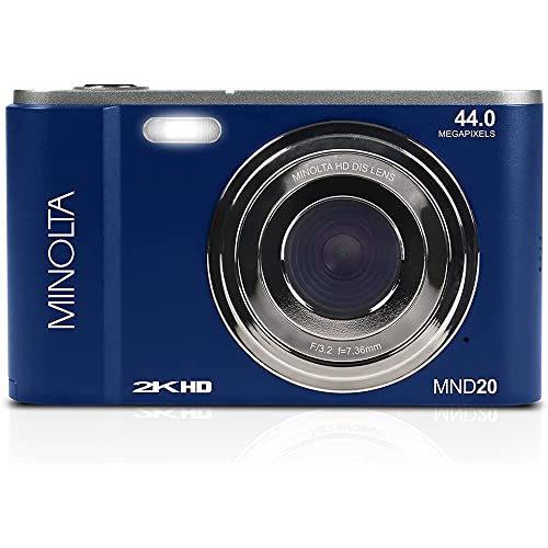 Minolta MND20-BL Ultra HD Digital Camera Bundle