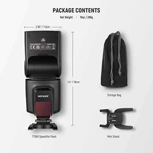 Neewer TT560 Flash Speedlite for DSLR Cameras