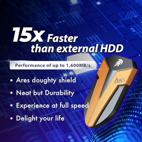 1TB DATO ARES Amber Shield Portable SSD