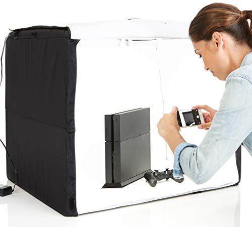 Foldable Photo Studio Box with LED Light, 25 x 30 Inches