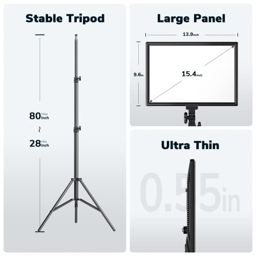Dazzne D50 LED Video Light Panel - Bestseller!