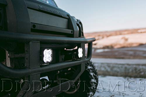 3in White LED Sport Pod Pair with Amber Backlight