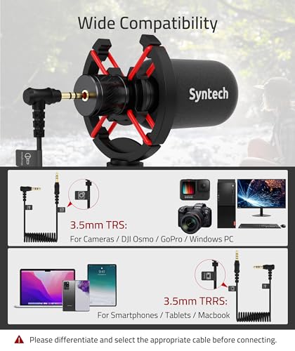 Syntech Mini Shotgun Microphone for DSLR Cameras