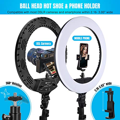 18 Inch LED Ringlight Kit with Tripod Stand