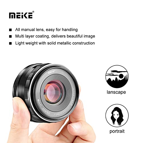Meike 35mm F1.7 Prime Lens for Micro 4/3 Cameras