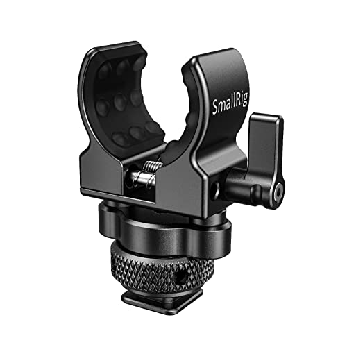 SmallRig Cold Shoe Microphone Holder with Silicone Absorption
