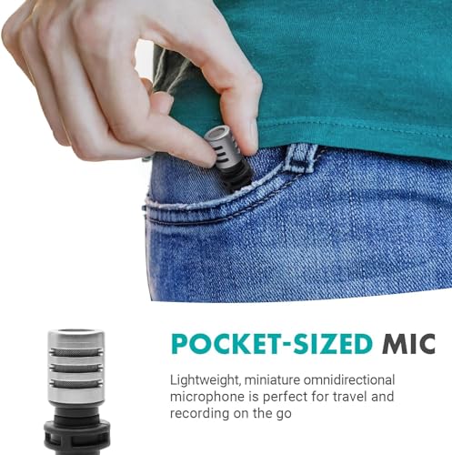 Movo USB-C Microphone for iPhone 15 & Vlogging