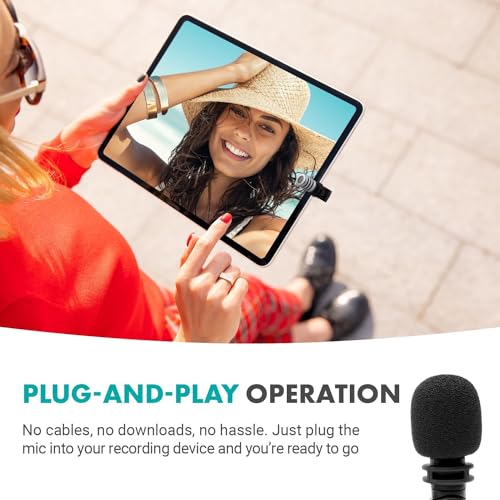 Movo USB-C Microphone for iPhone 15 & Vlogging