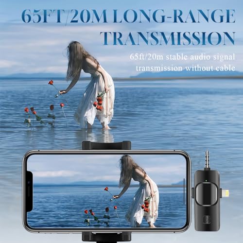 3-in-1 Wireless Lavalier Microphone for All Devices