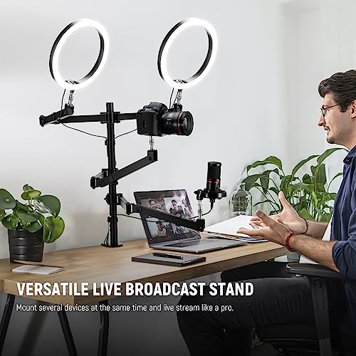 NEEWER Desktop Camera Stand with Flexible Articulating Arms