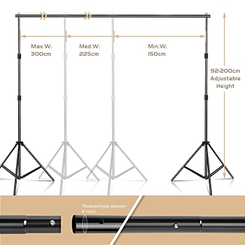 Photography Lighting Kit with Softbox & Backdrop