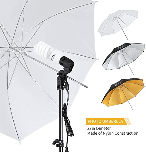 Photography Lighting Kit with Softbox & Backdrop