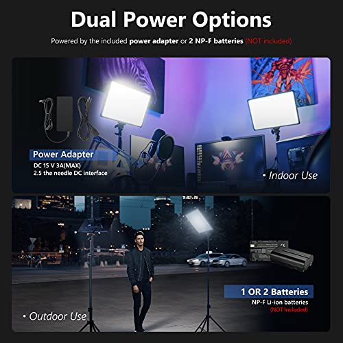 Neewer 18" LED Video Light Kit, 2-Pack