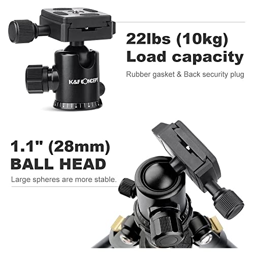 64''/162cm DSLR Tripod with 360 Panorama Ball Head