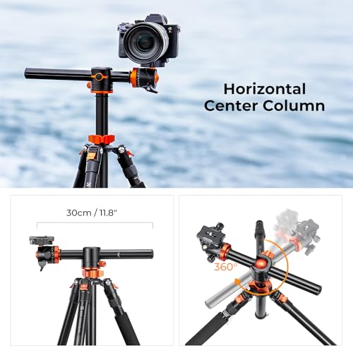 67" K&F Concept Camera Tripod + 360° Ball Head