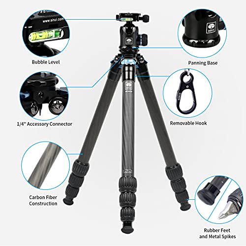 SIRUI AM-284 Camera Tripod with K20X Ball Head