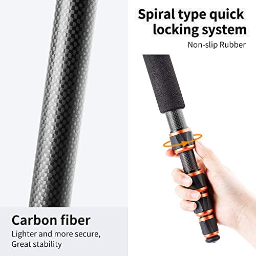 Lightweight Carbon Fiber Camera Tripod with Ball Head