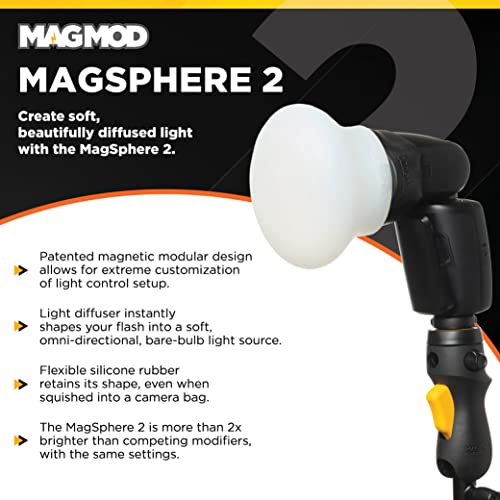 MagSphere 2 Flash Diffuser - Photography Lighting Favorite