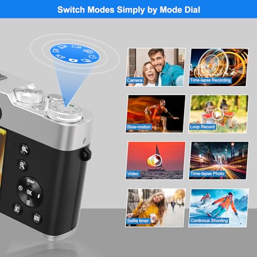 5K Autofocus Digital Camera with 48MP & More