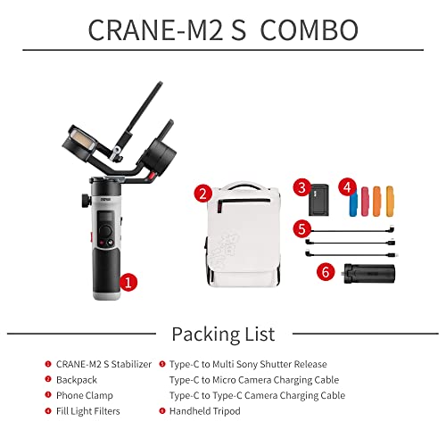 Zhiyun Crane-M2S Combo 3-Axis Gimbal Stabilizer