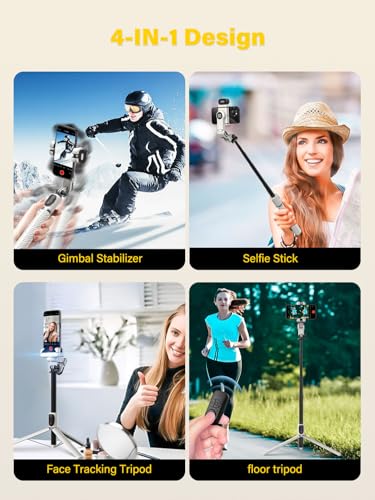 AOCHUAN M2PRO Smartphone Gimbal Stabilizer with RGB Light