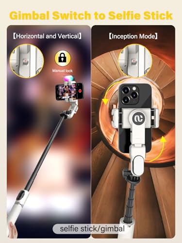AOCHUAN M2PRO Smartphone Gimbal Stabilizer with RGB Light